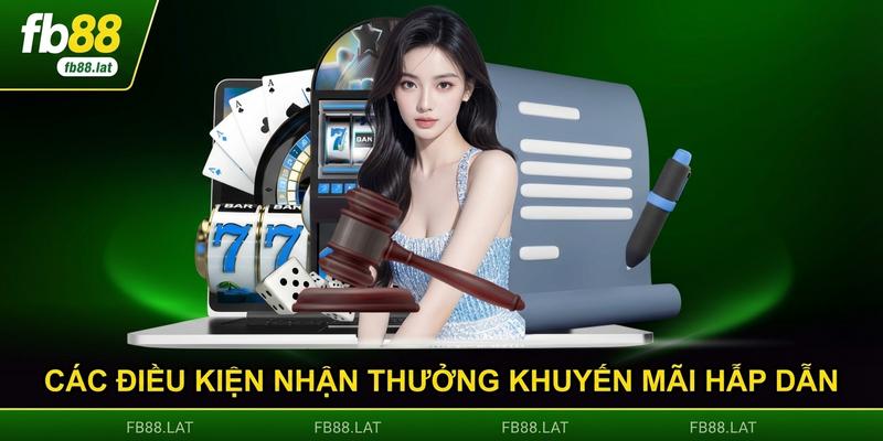 Các điều kiện nhận thưởng khuyến mãi hấp dẫn